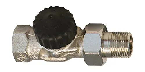 Heimeier 27129 5 Thermostatventil-Unterteil 3/8 Zoll, Durchgangsform-3/8
