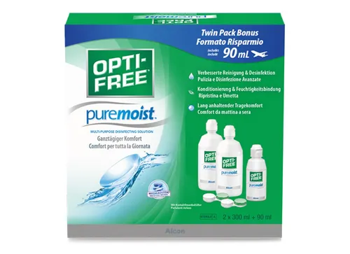 OPTI-FREE PureMoist 2x300ml plus 90ml von Alcon
