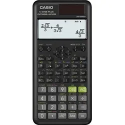Casio Schulrechner FX-87DE Plus 2nd Edition - Taschenrechner für Schule, ideal mit Solar- und Batteriebetrieb. Hohe Speicherkapazität und über 502 Funktionen für umfangreiche Statistik-Berechnungen.