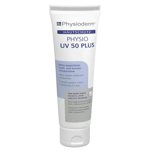Sonnencreme Physioderm Physio UV 50 Plus 100 ml Extra wasserfeste Licht- und Sonnenschutzcreme 14434001