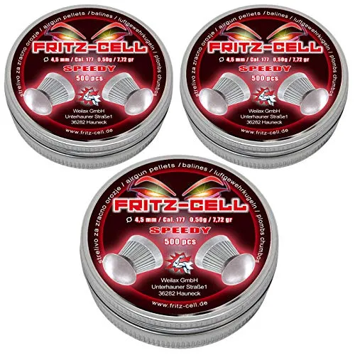 Speedy Diabolos 4,5mm Fritz-Cell für Luftgewehr Luftpistole 1500