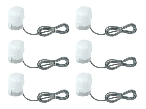 HOMEMATIC IP Smart Home 153309A0 - Motorischer Stellantrieb, 6 Stück - Smart Home - Stufenlose Steuerung für eine präzise Regelung des Raumklimas, spart Stromkosten und ermöglicht einfache, werkzeuglose Montage.