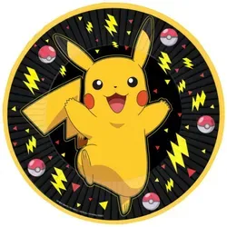 Pokemon Pikachu Teller 23cm 8 Stk - von Amscan