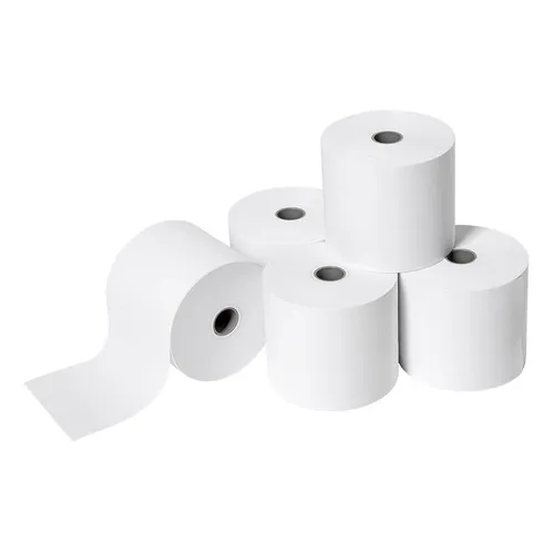 GENIE Additionsrollen - Ersatz-Papierrollen für Kassen und Tischrechner, 100% Holzfrei, 5 Stück im praktischen 5er Pack