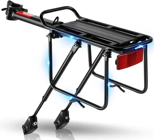 Fahrrad Gepäckträger für Mountainbike 24-29 Zoll - Robuster Gepäckträger aus Aluminiumlegierung, belastbar bis 50 KG - ideal für lange Touren und zusätzlichen Stauraum.