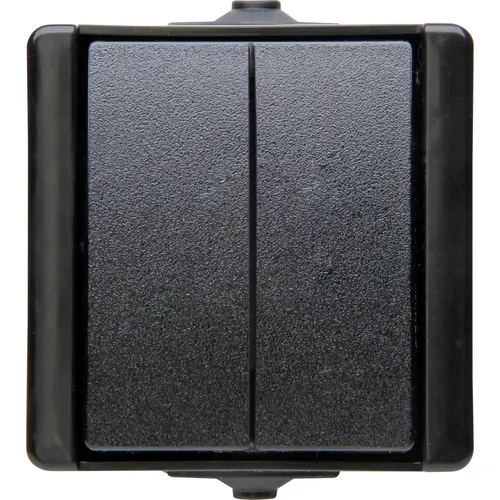 Produktbild Kopp Serienschalter proAQA schwarz Aufputz 540505003