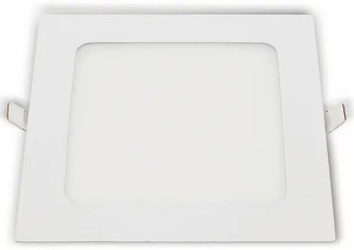 OPTONICA LED-Einbauleuchte 2630, 18 W, 1500 lm, 6000K, eckig, 95 RA, weiß