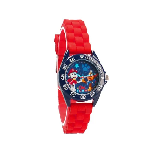 Paw Patrol Rot und Blau Kinder Analog Armbanduhr Mit Silikon Armband