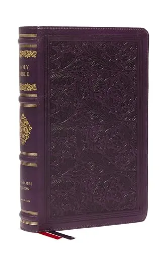 KJV Large Print Reference Bible, Purple Leathersoft, Red Letter, Comfort Print (Sovereign Collection): Holy Bible, King James Version