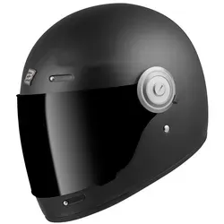 Bogotto V135 Helm XL, schwarz für Männer - Motorradhelm mit Fiberglas-Schale, kratzfestem Visier und effektivem Ventilationssystem für optimalen Komfort und Sicherheit.
