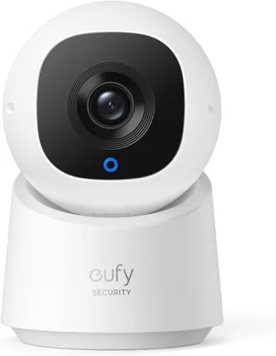 eufy Security Indoor Cam C210 – 1080p Überwachungskamera mit 360° Schwenk- und Neigefunktion