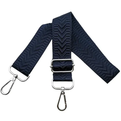 Verstellbarer Schultergurt für Taschen – Dunkelblau, 3,8 cm breit