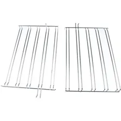 Ersatzteil - Ofengitter rechte Seite - - BEKO, LEISURE, FAR, LISTO, AYA, ESSENTIEL B, DOMEOS, WHIRLPOOL, INDESIT, GRUNDIG