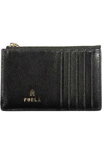Furla Camelia M Kreditkartenetui schwarz WP00310-ARE000-O6000 - Elegantes Etui aus genarbtem Leder, ideal für die stilvolle Aufbewahrung Ihrer Kreditkarten.