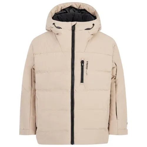 Protest - Kid's PRTTumber Snowjacket - Skijacke Größe 140 beige - Beige Skijacke für Kinder in Größe 140, ideal für die Piste. Wasserdicht und winddicht, ausgestattet mit Kapuze und Daumenschlaufen. Perfekt für Ski, Snowboard und den Alltag. Entdecken Sie weitere Produkte von Protest bei Bergfreunde.de!