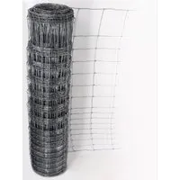 Aquagart Wildzaun 50m - Schwere Ausführung für optimalen Schutz - Gartenzäune: Robuster Wildzaun aus Stahl, 50m lang und 200cm hoch, ideal für den effektiven Schutz von Gärten und Wiesen.