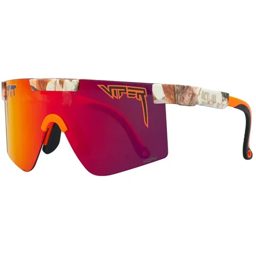 Pit Viper Fahrradbrille The Originals 2.0 Regular HDPV, Actual Bush Red - Die legendäre Pit Viper mit HDPV-Polarisationslinse für optimalen Kontrast. 100% UV-Schutz und rutschfeste Kontaktpunkte bieten höchsten Tragekomfort und Stil beim Radfahren.