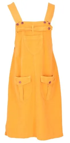 GURU SHOP Latzrock in gelb von Guru-Shop