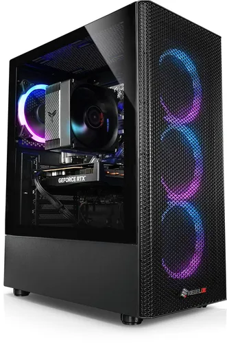 kiebel.de Gaming PC Raptor V – AMD Ryzen 7, 32GB RAM, RX 9060 XT, 1TB SSD, Windows 11 - Erleben Sie beeindruckende Gaming-Leistung mit dem kiebel.de Gaming PC Raptor V. Ausgestattet mit AMD Ryzen 7 und Radeon RX 9060 XT, bietet er optimale Performance für aktuelle Spiele und Multimedia-Anwendungen.
