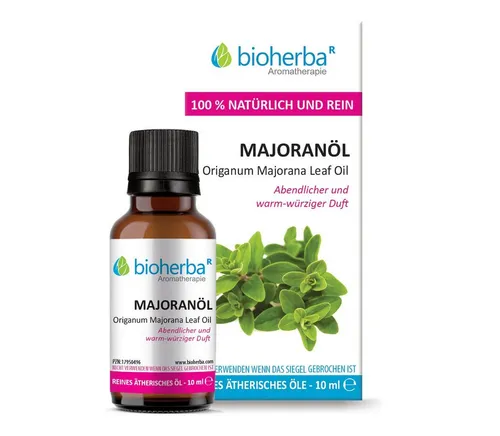 BIOHERBA R Pflege-Set Majoranöl Reines ätherisches Öl 10 ml