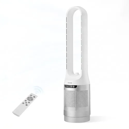 VEVOR Blattloser Turmventilator 104 cm – 12 Geschwindigkeiten & 4 Modi