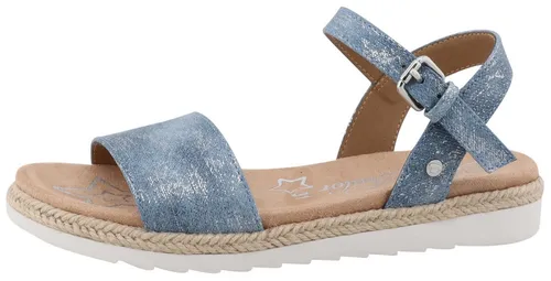 Tom Tailor Kindersandalen Blau, Größe 35 - Kleine Füße, großer Komfort! Diese Tom Tailor Sandalen in Blau bieten einen sicheren Halt durch den Klettverschluss und eine rutschhemmende Laufsohle – perfekt für den Sommer.