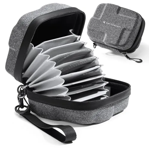 K&F CONCEPT Kamerafiltertasche, Filtertasche für 10 Zirkulare Filter