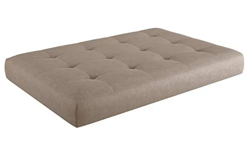 sunnypillow Palettenkissen Kaltschaum 120x60cm Sand in beige von sunnypillow