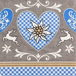 Home Fashion, Warm Welcome, Lunch-Servietten aufgefaltetes Maß 33 cm x 33 cm, im Viertelfalz, 20 Stück pro Pack