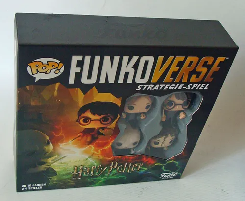Harry Potter Funkoverse - Strategiespiel mit Hermine und Voldemort - Gesellschaftsspiel für 2-4 Spieler, strategische Kämpfe im Harry Potter Universum mit beliebten Charakteren wie Hermine und Voldemort.