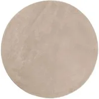 vidaXL Teppich - Moderner Rundteppich Kurzflor, weich und rutschfest für Wohnzimmer und Schlafzimmer, waschbar bis 30 Grad