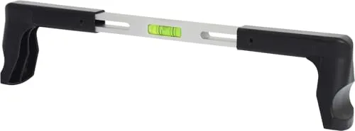 KS Tools 515.3183 Lenkrad-Einstellwaage - Bremsdruckluftanlagen & Zubehör, für präzise Lenkradausrichtung bei der Achsvermessung, universell einsetzbar für PKW, Transporter und LKW, aus leichtem Aluminium.
