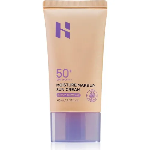 Holika Holika Moisture Make Up Sun Cream - Dewy Tone Up - Moisture Make Up Sun Cream - Dewy Tone Up von Holika Holika. Diese Sonnencreme bietet starken UV-Schutz und sorgt für ein strahlendes Hautbild. Ideal für empfindliche Haut und perfekt für den täglichen Gebrauch.