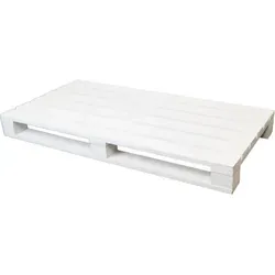 Stabile weiße Palette 120x60x13 cm für kreative Möbelideen