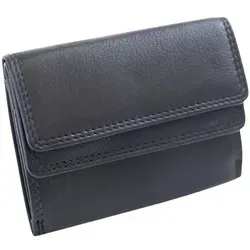 LEAS Minibörse Echt-Leder, schwarz Mini-Edition