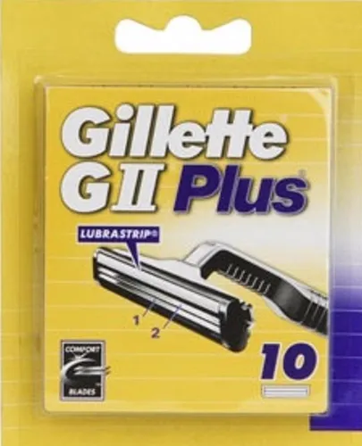 Gillette GII Plus Einwegrasierklingen Männer - 10 Stück