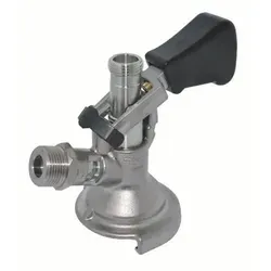 ich-zapfe Bierzapfanlage Zapfkopf - Keg Verschluss - Bierzapfanlagen: Hochwertiger Zapfkopf mit Kombi-Fitting für perfekten Bierausschank, ideal für professionelle Bar- und Gastroanwendungen.