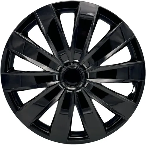 Trimak Radkappen 14 Zoll - 4er Set, Schlagfest und Elegant - Radkappen aus hochwertigem, schlagfestem ABS-Kunststoff. Ideal zum Schutz und zur Aufwertung Ihrer Räder mit modernem Design in Schwarz.