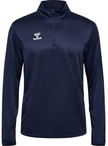 Hummel hmlESSENTIAL HALF-ZIP - MARINE - S - Sportbekleidung-Sets, atmungsaktiv und schnelltrocknend dank BEECOOL®-Technologie, ideal für Training und Freizeit mit halbem Reißverschluss für individuelle Belüftung.