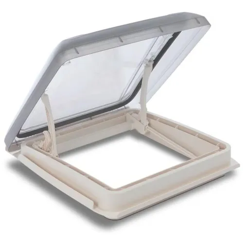 VisionStar M Dachhaube, 40x40cm, ohne LED, cremeweiß