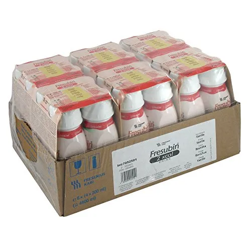 Fresenius Kabi Fresubin 2 kcal Drink Vanille Trinkflasche, 24 x 200 ml