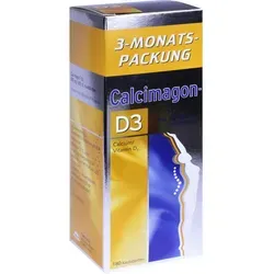 Calcimagon-D3 500mg - Nahrungsergänzung mit 400 I.E. Vitamin D und 500 mg Calcium, unterstützt gesunde Knochen und Muskelfunktion