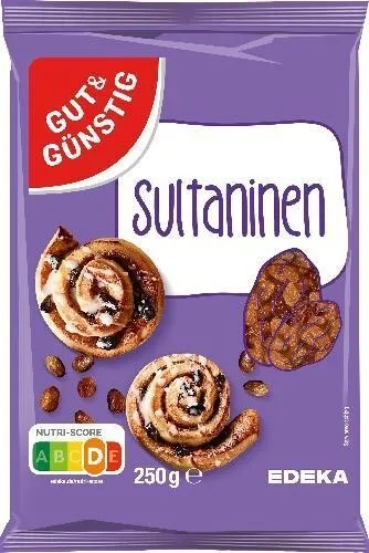 G&G Sultaninen ungeschwefelt 250g