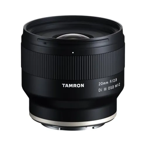 Tamron 20mm F2.8 Di III OSD M 1:2 - Leichtes und kompaktes Weitwinkelobjektiv für Sony-FE mit exzellenter Abbildungsleistung und 1:2 Makrofunktion