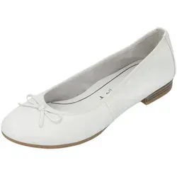 Tamaris Ballerina 1-22116-41 - Eleganter Komfort für Damen - Damen-Ballerinas mit gepolsterter TOUCH-IT Decksohle und echtem Leder, ideal für den ganzen Tag mit breitem Blockabsatz für perfekten Stand und 1 cm Absatzhöhe.