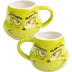 The Grinch 3D Tasse in Geschenkbox - Lustiger Kaffeebecher mit Grinch Gesicht - Die The Grinch 3D Tasse in Geschenkbox ist der perfekte Kaffeebecher für Fans! Mit einem Fassungsvermögen von 320 ml aus hochwertiger Keramik und einem witzigen Design zaubert sie ein Lächeln bei jedem Getränk.
