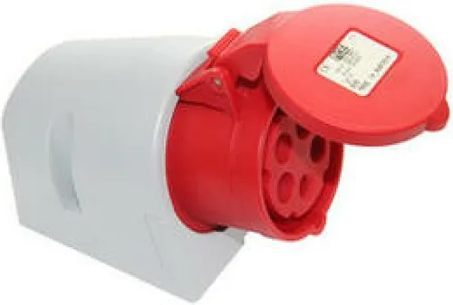 PCE CEE Wandsteckdose, 16A, 5-polig