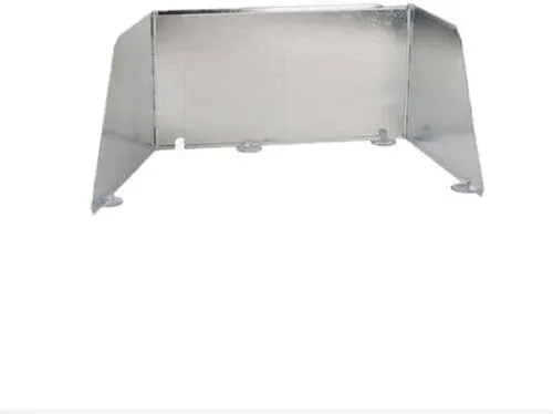 Bo-Camp Gaskocher mit Windschutz - Campingkocher mit faltbarem Windschild aus robustem Stahl, ideal für windige Outdoor-Abenteuer und inklusive praktischer Saugnäpfe und Tasche.