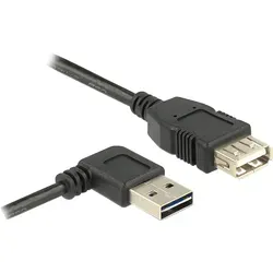 DELOCK 83551 - USB 2.0 Kabel, EASY A Stecker auf A Buchse, 1 m