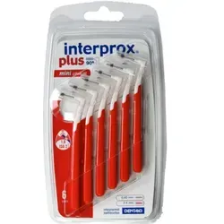 Interprox plus mini conical rot Interdentalbürste - Interdentalbürste für effektive Zahnzwischenraumreinigung, besonders geeignet für enge Zahnzwischenräume und optimal für die tägliche Mundhygiene.